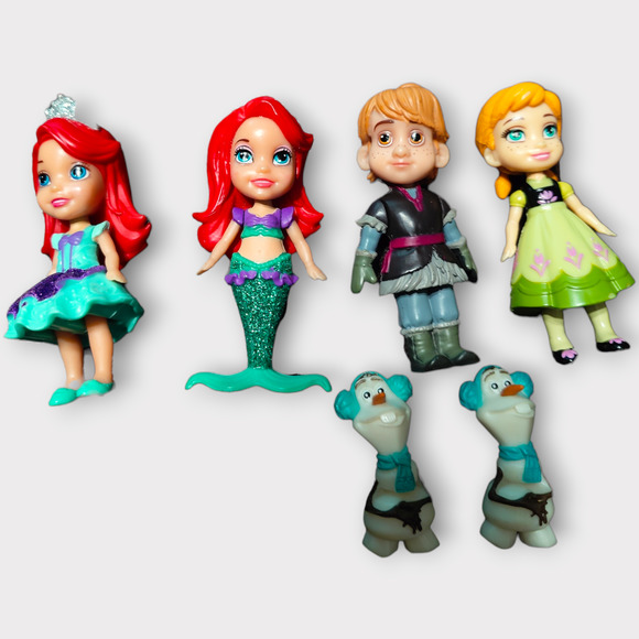 12 Disney Toddler 3" Posable Figurines and 1 Wonder Woman - Picture 4 of 4